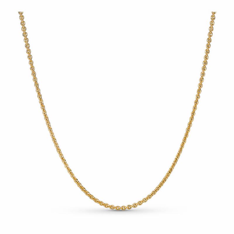 Pandora Shine Necklace NZ, 18ct Gold Plated (305942-YVO)